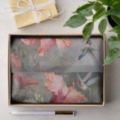 Hibiscus Bloemen en kolibrie Decoupage Tissuepapier (Geschenk)