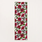 Hibiscus bloemen en kolibrie yogamat (Achterkant)