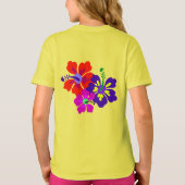 Hibiscus Bloemen Familiereünie Keepsake T-shirt (Achterkant)