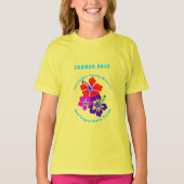 Hibiscus Bloemen Familiereünie Keepsake T-shirt (Voorkant)