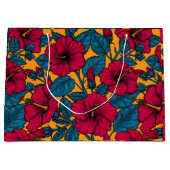 Hibiscus bloemen groot cadeauzakje (Voorkant)