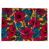 Hibiscus bloemen groot cadeauzakje (Achterkant)