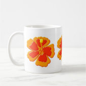 hibiscus bloemen koffiemok (Links)