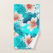 Hibiscus bloemen op het strand bad handdoek (Handdoek)