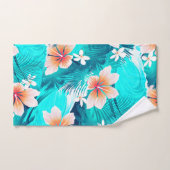 Hibiscus bloemen op het strand handdoek (Handdoek)
