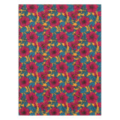 Hibiscus bloemen tafelkleed (Voorkant)