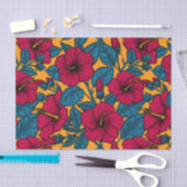 Hibiscus bloemen tissuepapier (Craft)