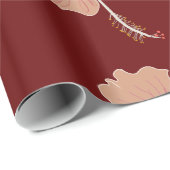 Hibiscus Bloemenkunst Speciaal Cadeaupapier (Rol Hoek)