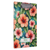 Hibiscus bloemenpatroon digitale kunst / gepersona klembord (Rechts)