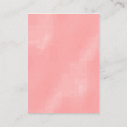 Hibiscus Bloemenroze Receptiebijlage Kaarten (Achterkant)