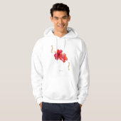 Hibiscus Bloemschikking – Tropisch Hoodie (Voorkant volledig)