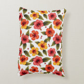 Hibiscus Bloom Bliss Accent Kussen (Achterkant (Verticaal))