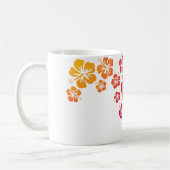 hibiscus blooms gekleurd koffiemok (Links)