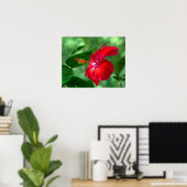 Hibiscus Blossom Poster (Thuiskantoor)