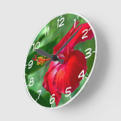 Hibiscus Blossom Ronde Klok (Hoek)