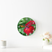 Hibiscus Blossom Ronde Klok (Huis)