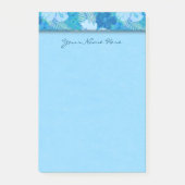 Hibiscus Blue Batik Post-it® Notes (Voorkant)