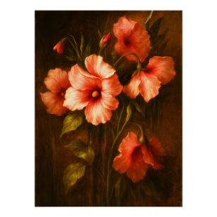 Hibiscus Boeket Perfect Poster