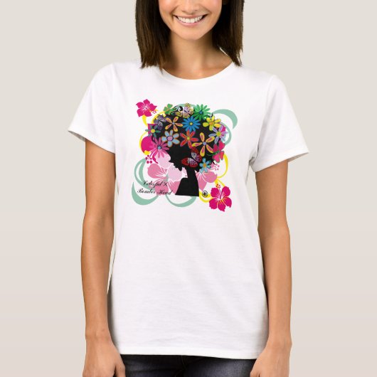 Hibiscus×Bomber Head T-shirt (Voorkant)