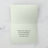 Hibiscus Bouquet voor sympathie Kaart (Binnen)