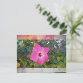 Hibiscus Briefkaart (Staand voorkant)