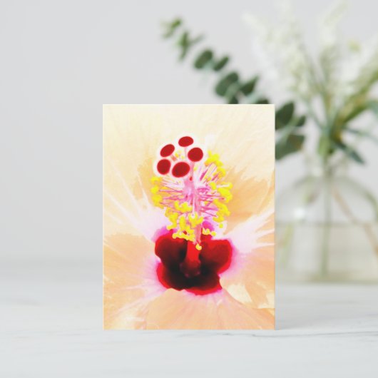 Hibiscus Briefkaart (Staand voorkant)