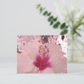 Hibiscus Briefkaart (Staand voorkant)