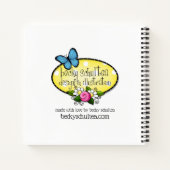 "Hibiscus by the Beach" aangepaste laptop/Guestboo Notitieboek (Achterkant)