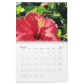 Hibiscus Calendar Kalender (Mar 2027)