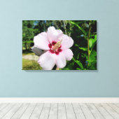 Hibiscus Canvas Afdruk (Insitu (Houten vloer))