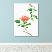 Hibiscus Canvas Afdruk (Insitu (Houten vloer))