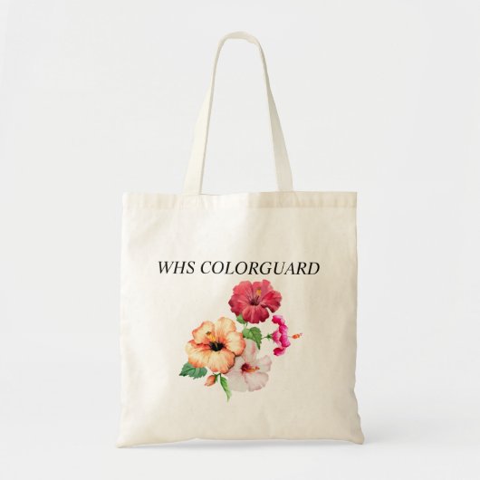 Hibiscus Canvas tas (Voorkant)