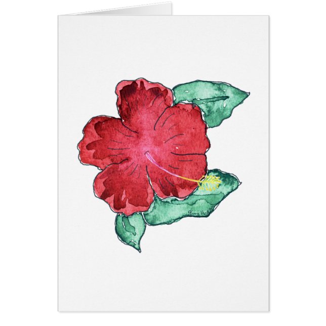Hibiscus Cards (Voorkant)