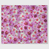 Hibiscus - Chinees Roos ventilator Cadeaupapier (Vlak)