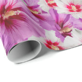 Hibiscus - Chinees Roos ventilator Cadeaupapier (Rol Hoek)