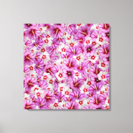 Hibiscus - Chinees Roos ventilator Canvas Afdruk (Voorkant)