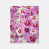 Hibiscus - Chinees Roos ventilator Fleece Deken (Voorkant)