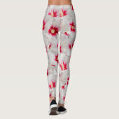 Hibiscus - Chinees Roos ventilator Leggings (Achterkant)
