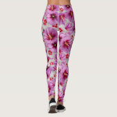 Hibiscus - Chinees Roos ventilator Leggings (Achterkant)