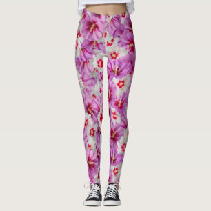 Hibiscus - Chinees Roos ventilator Leggings