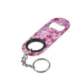 Hibiscus - Chinees Roos ventilator Mini Flessenopener (Achterkant Gekanteld)