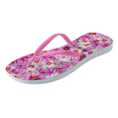 Hibiscus - Chinees Roos ventilator Teenslippers (Schuin)