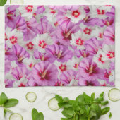 Hibiscus - Chinees Roos ventilator Theedoek (Gevouwen)