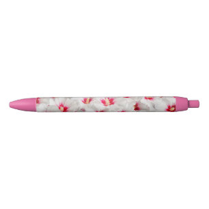Hibiscus - Chinees Roos ventilator Zwarte Inkt Pen