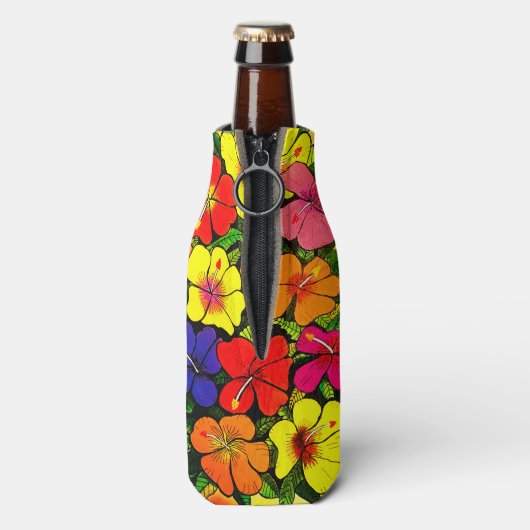 Hibiscus Color Bottle Cooler (Fles Achterkant)