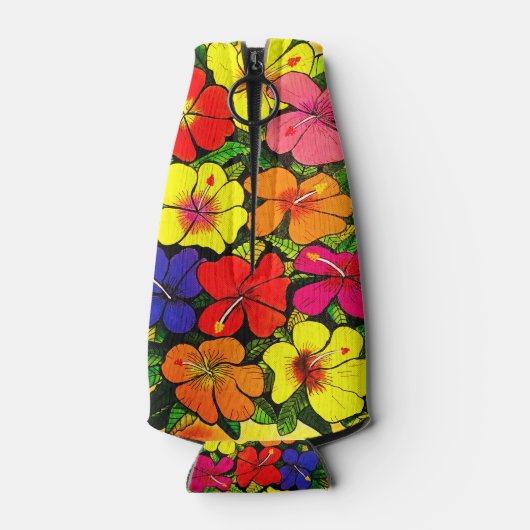 Hibiscus Color Bottle Cooler (Achterkant)