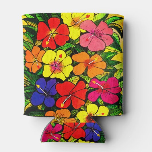 Hibiscus Color Koelbox Blikjeskoeler (Achterkant)