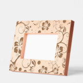 Hibiscus - Decor met Gecko 1 Gegraveerde Lijstjes (Links)