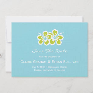 Hibiscus Delight Save The Date Aankondiging
