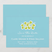 Hibiscus Delight Save the Date Notice (Voorkant / Achterkant)
